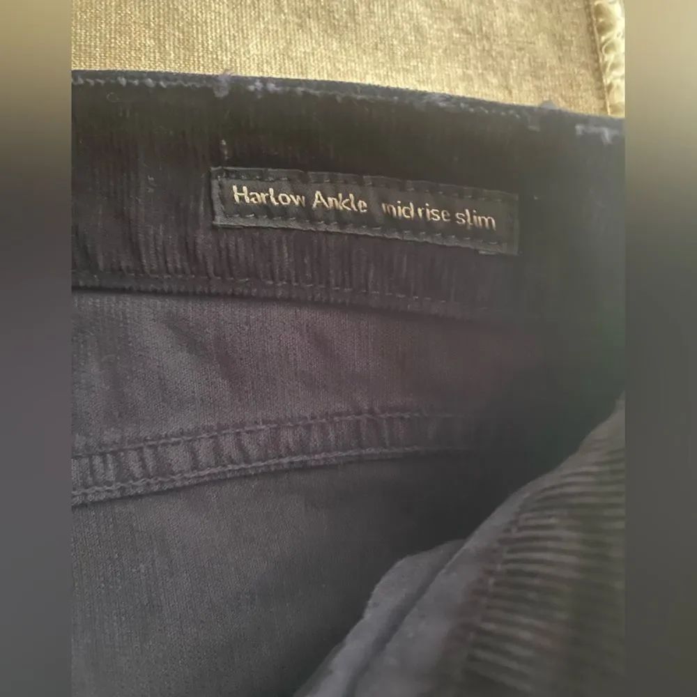 Citizens of Humanity Jeans Womens Navy Harlow Ankle Mid Rise Slim Corduroy Sz 26 - Picture 6 of 13